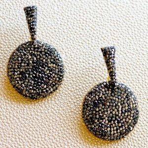 NWT Panacea Black Luxe Drop Earrings